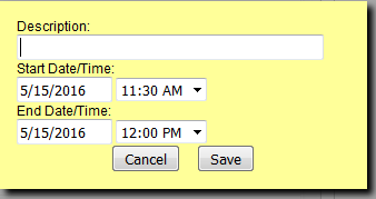 Create item on schedule